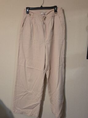 Madewell Light Beige High-Rise Chinos